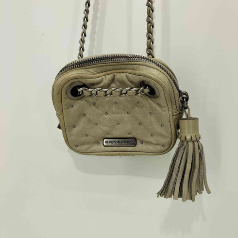 レベッカミンコフ REBECCA MINKOFF スタッズ レザー タッセル ショルダー ポーチ レディース