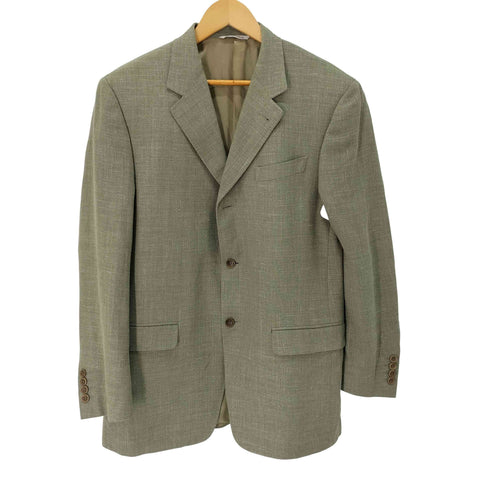 カナーリ CANALI リネン混 3B テーラードジャケット メンズ EUR:52