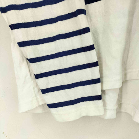 クラネ CLANE WIDE HENRY NECK BORDER TOPS レディース JPN:2