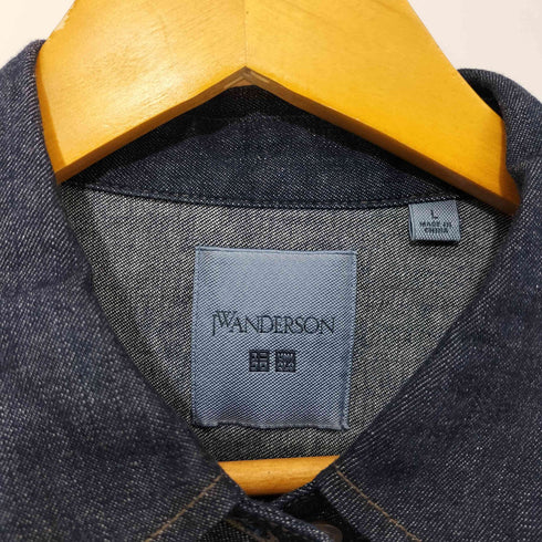 ユニクロジェイダブリューアンダーソン UNIQLO JW ANDERSON 25SS デニムシャツワンピース Lサイズ レディース JPN:L