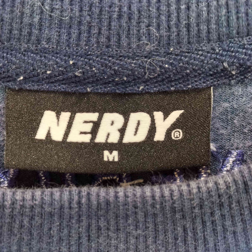 ノルディー nerdy ベロアクルーネック スウェット メンズ JPN:M