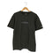 ヨウジヤマモトプールオム Yohji Yamamoto POUR HOMME 20SS コラボ フロントロゴ刺繍 バックプリント S/S Tシャツ メンズ JPN:XL