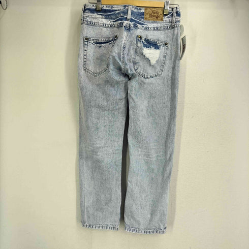 アンクルージュ Ank Rouge ダメージストレートデニムパンツ レディース JPN:M