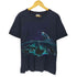 ギルダン GILDAN 90-00s カナダ製 HABITAT XCIII アニマル アート 両面プリント クルーネック Tシャツ メンズ import:M
