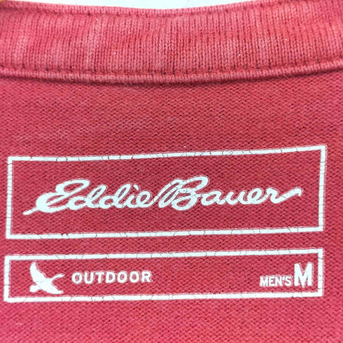 エディーバウアー Eddie Bauer コットン ヘンリーネック スナップボタン スウェット メンズ import:M