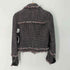 ザラ ZARA trf_outerwear ツイード ショート ダブルライダース型 ジャケット レディース import:XS