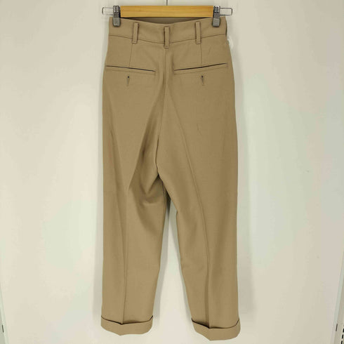 リー Lee LEESURES 2タック ポリエステル スラックス パンツ メンズ XS