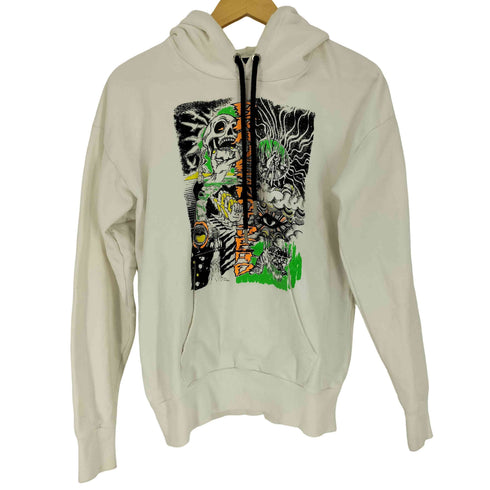 ディーゼル DIESEL スカル グラフィックプリント プルオーバーパーカー メンズ import:S