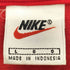 ナイキ NIKE 90s 白タグ ビッグスウッシュロゴ刺繍 襟付き ハーフジップ プルオーバー ジャージースウェット メンズ import:L