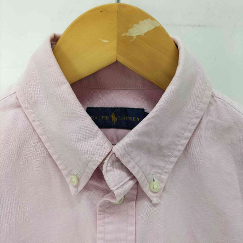 ポロラルフローレン POLO RALPH LAUREN ポニー刺繍 ボタンダウン オックスフォードシャツ レディース import:XS