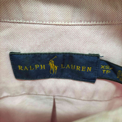 ポロラルフローレン POLO RALPH LAUREN ポニー刺繍 ボタンダウン オックスフォードシャツ レディース import:XS