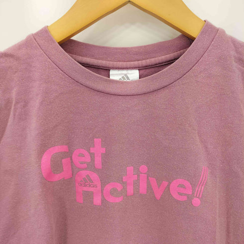 アディダス adidas パフォーマンスロゴ フロントプリント 半袖Tシャツ レディース M