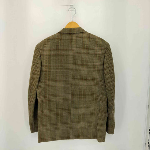 メンズビギ MENS BIGI チェック柄 ウール シングル テーラードジャケット メンズ 46