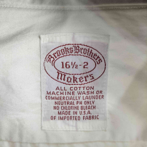 ブルックスブラザーズ BROOKS BROTHERS 80-90S USA製 L/S シャツ メンズ 16 2/1 2