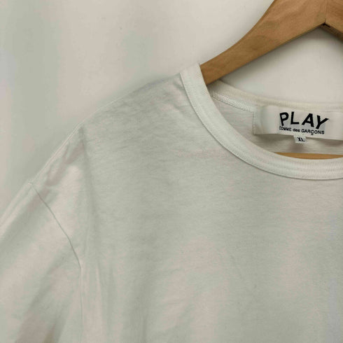 プレイコムデギャルソン PLAY COMME des GARCONS ハート ロゴ ワンポイント 刺繍 S/S クルーネック Tシャツ メンズ JPN:XL