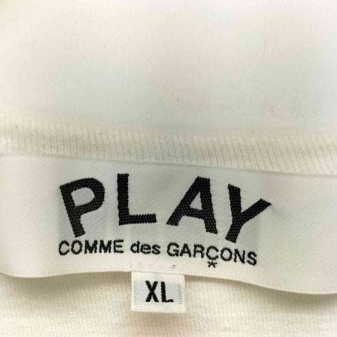 プレイコムデギャルソン PLAY COMME des GARCONS ハート ロゴ ワンポイント 刺繍 S/S クルーネック Tシャツ メンズ JPN:XL