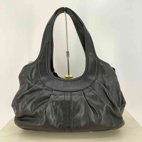 コーチ COACH エルゴ プリーテッド レザー キスロック トートバッグ レディース