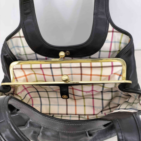 コーチ COACH エルゴ プリーテッド レザー キスロック トートバッグ レディース