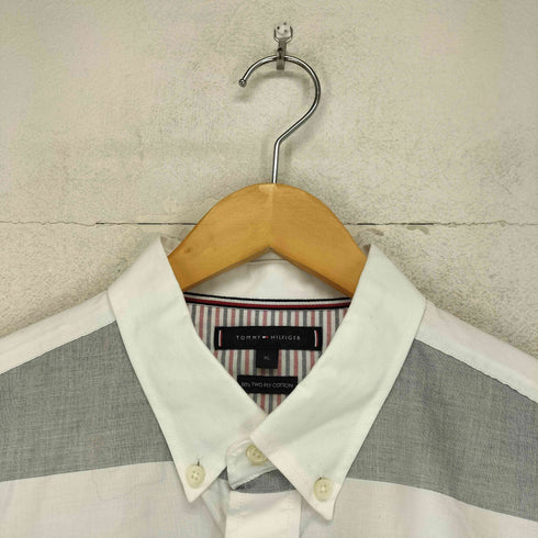 トミーヒルフィガー TOMMY HILFIGER 80S TWO PLY COTTON ボタンダウンシャツ メンズ JPN:XL
