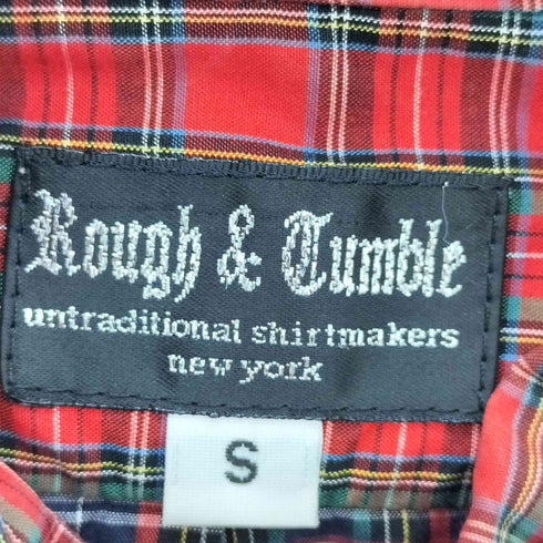 Rough&Tumble チェック柄 フロントボタン ロングスリーブ シャツ アメカジ or domestic メンズ S