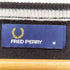 フレッドペリー FRED PERRY ロゴ刺繍 アーガイル柄 ウール Vネック ニット メンズ import:M