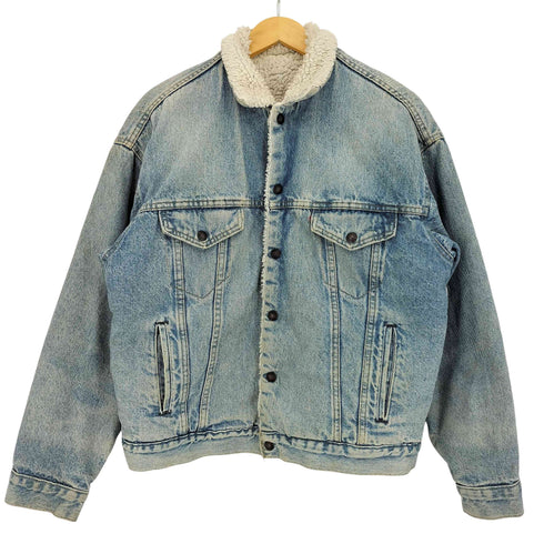 リーバイス Levis 90s 97年製 USA製 ボタン裏527 70609 Denim Boa Jacket 裏ボア デニム ボアジャケット メンズ import:M
