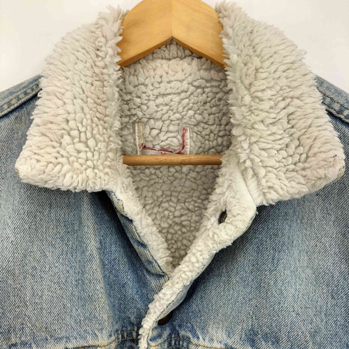 リーバイス Levis 90s 97年製 USA製 ボタン裏527 70609 Denim Boa Jacket 裏ボア デニム ボアジャケット メンズ import:M