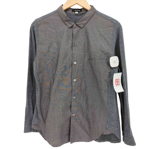 ワイズフォーリビング Ys for living 切り替え マチ付き L/S シャツ メンズ import:M