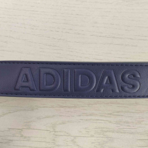 アディダス adidas シルバーバックル レザーベルト メンズ