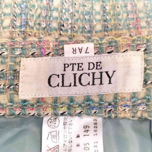 PTE DE CLICHY ツイードジャケット セットアップ レディース
