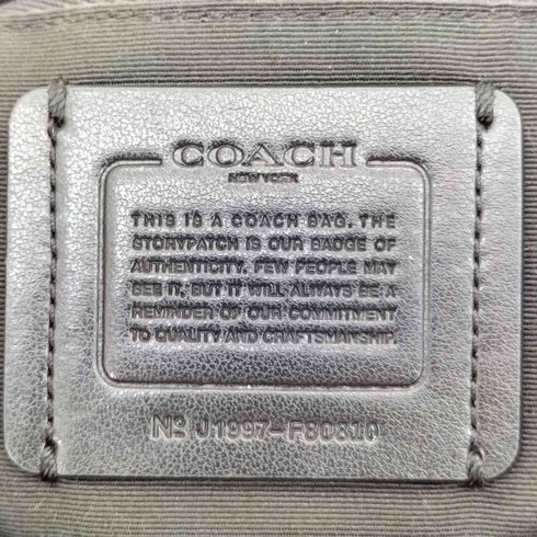 コーチ COACH シグネチャー切替 レザートートバッグ レディース