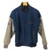 CANADA SPORTSWEAR 90S MATRIX VIDEO COMMUNICATIONS 企業ロゴ レザー切替 エルボーパッチ メルトン スタジャン メンズ import:M