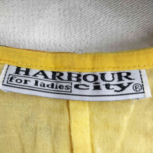 HARBOUR CITY インド製 花柄シアーノースリーブワンピース レディース