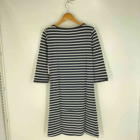 ラルフローレン RALPH LAUREN スモールポニー刺繍 ボーダーTシャツ ワンピース レディース import:M