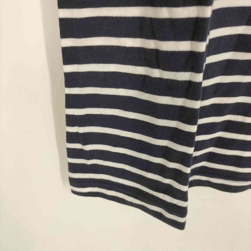 ラルフローレン RALPH LAUREN スモールポニー刺繍 ボーダーTシャツ ワンピース レディース import:M
