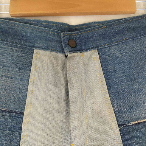 ANTONIO GUISEPPE パッチワークベルボトム デニムパンツ フレア メンズ