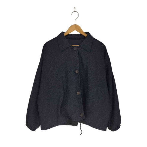 アモーメント amomento JACQUARD REVERSIBLE ジャガードリバーシブルジャケット レディース
