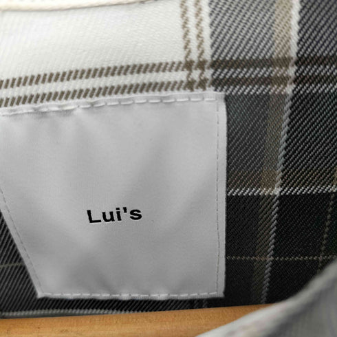 ルイス Luis ロイヤルチェックスリットBIGシャツ メンズ FREE