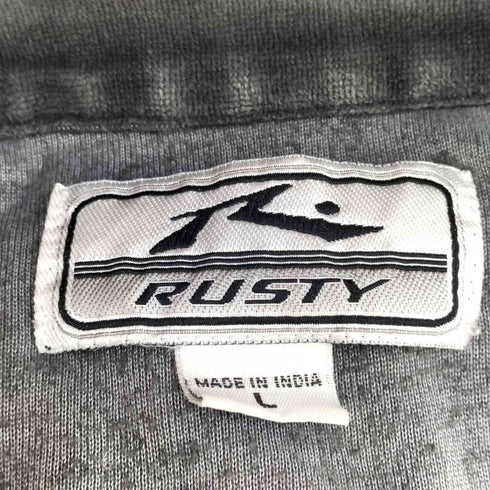RUSTY マルチカラー ベロアポロシャツ メンズ JPN:L