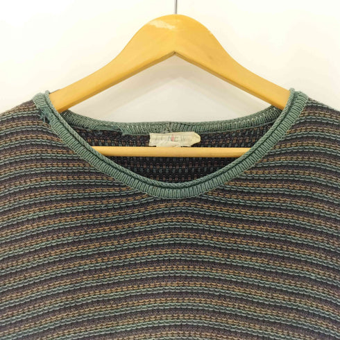 ジェイクルー J.CREW 90s 巨人タグ マルチボーダー ニット メンズ JPN:M