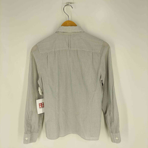 マーガレットハウエル MARGARET HOWELL コットンウール ストライプ レギュラーカラーシャツ レディース JPN:2
