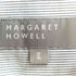 マーガレットハウエル MARGARET HOWELL コットンウール ストライプ レギュラーカラーシャツ レディース JPN:2