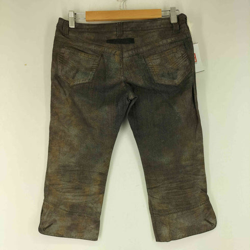ジャンポールゴルチエ Jean Paul GAULTIER コーティングクロップドデニムパンツ レディース JPN:40