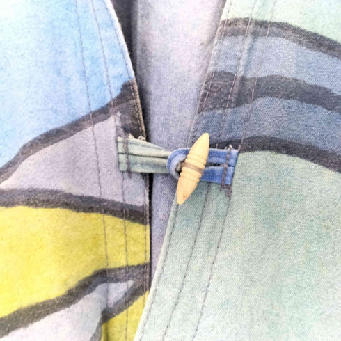 JUNTOS 総柄 フロントクロスジャケット メンズ