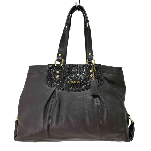 コーチ COACH クロコパターン レザー ショルダーバッグ レディース ONE SIZE