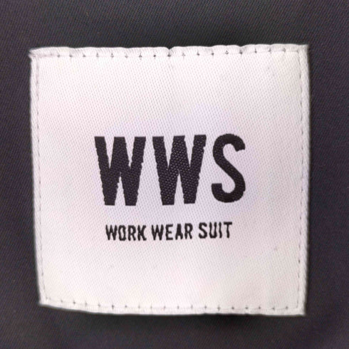 WWS WORK WEAR SUIT テーラードジャケットシングル1ボタン背抜きウォッシャブル レディース LL