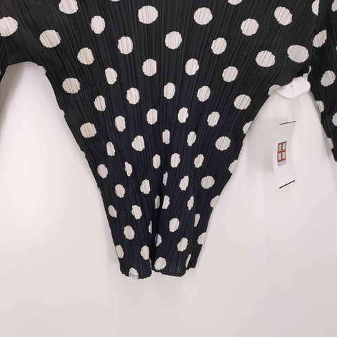 プリーツプリーズイッセイミヤケ PLEATS PLEASE ISSEY MIYAKE ドット柄 プリーツ トップス レディース JPN:3