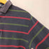 ポロバイラルフローレン Polo by RALPH LAUREN ポニー刺繍 ボーダー 鹿の子 コットン 長袖ポロシャツ メンズ import:M