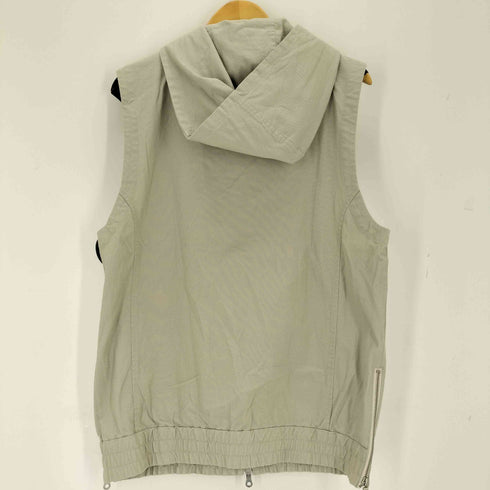 ノーアイディーブラック NO ID.BLACK ノースリーブフーデッドBLZ メンズ ONE SIZE