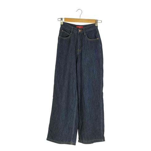 ゲス GUESS 24SS ジップフライ ワイド デニム パンツ レディース US:24